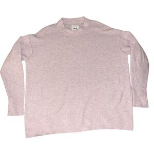 Aerie Oversized Crew Neck Sweater - Heathered Lavender/Lilac - Size XXS